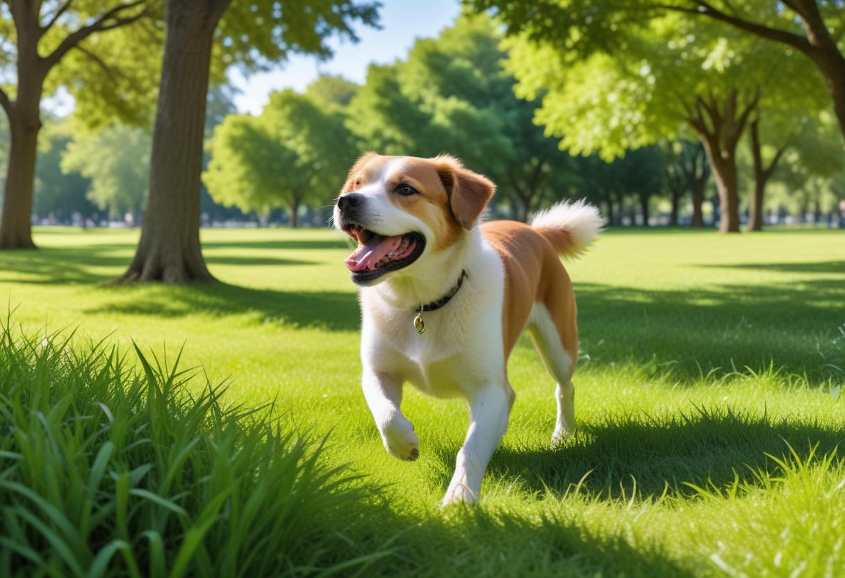 Varför äter min hund gräs som en galning? illustration
